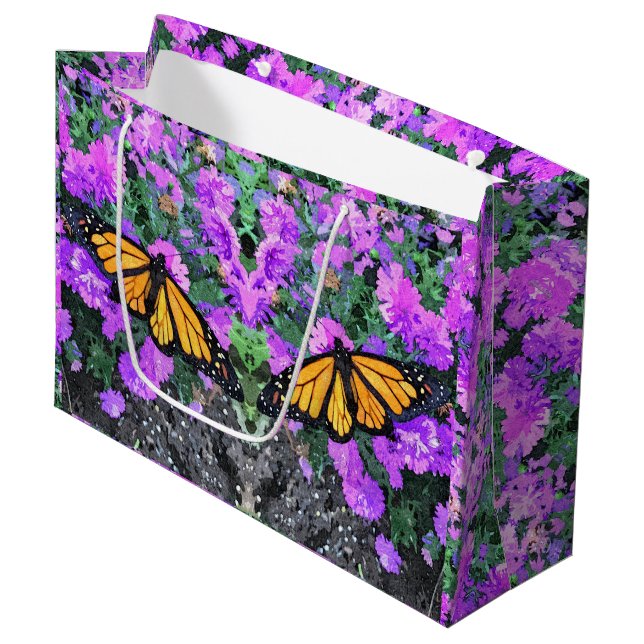 Sacola Para Presentes Grande Monarca do Gift Bag em Astros (Frente inclinada)