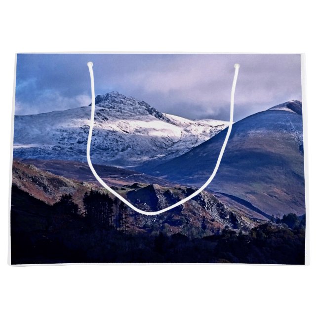 SACOLA PARA PRESENTES GRANDE MONTANHAS (Frente)