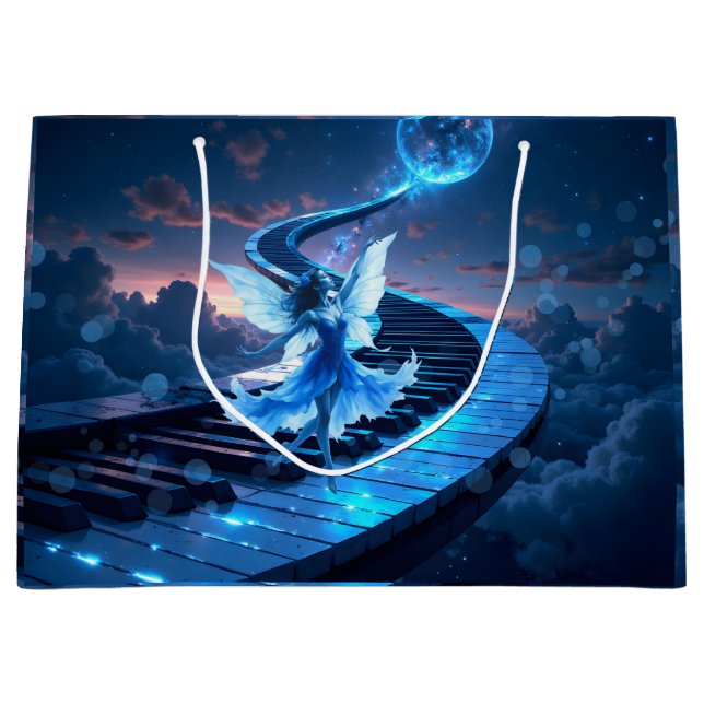 Sacola Para Presentes Grande Moonlight Rehearsal – Dancing in the moonlight.  (Frente)