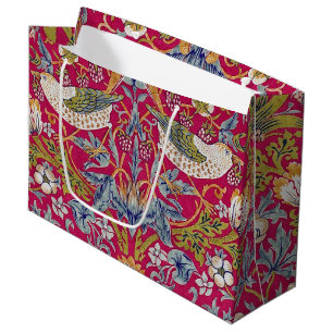Sacola Para Presentes Grande Morango Ladrão de Morango, William Morris Large Gi