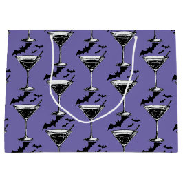 Sacola Para Presentes Grande Morcegos Martini
