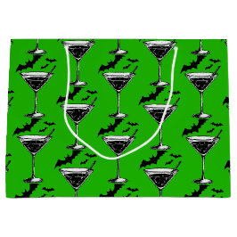 Sacola Para Presentes Grande Morcegos Martini