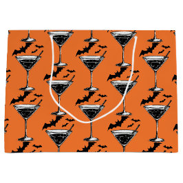 Sacola Para Presentes Grande Morcegos Martini