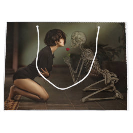 Sacola Para Presentes Grande Morte e jovem mulher