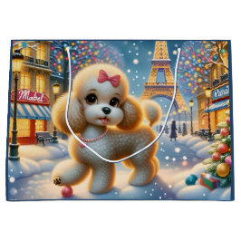 Sacola Para Presentes Grande Mrs Mabel In Paris Holiday 