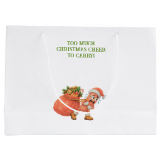 Sacola Para Presentes Grande Muito Natal para Carregar! Salame