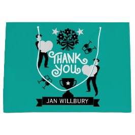 Sacola Para Presentes Grande Muito Obrigado