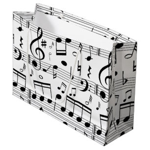 Sacola Para Presentes Grande Música