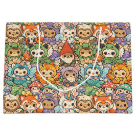 Sacola Para Presentes Grande Mythical Friends Parade | Cute Pastel Magic