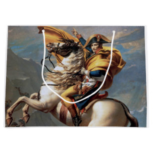 Sacola Para Presentes Grande Napoleão atravessando os Alpes, Jacques-Louis Davi