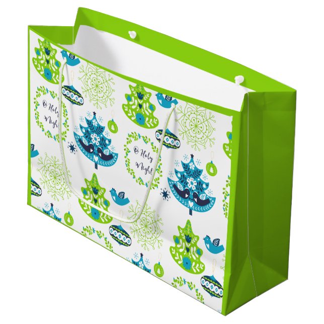 Sacola Para Presentes Grande Natal (Frente inclinada)