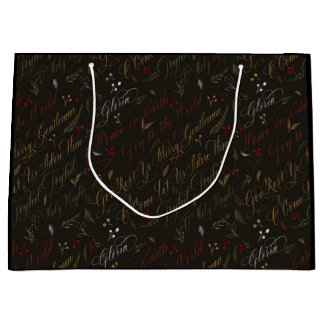 Sacola Para Presentes Grande Natal - Carol Botanicals