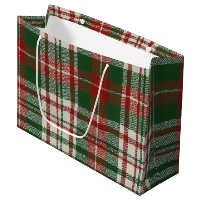 Sacola Para Presentes Grande Natal Clássico (Frente inclinada)