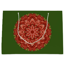 Sacola Para Presentes Grande Natal Mandala