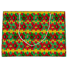 Sacola Para Presentes Grande Natal para Cores de Férias