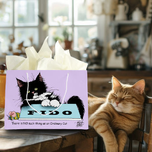 Sacola Para Presentes Grande Nenhum gato comum