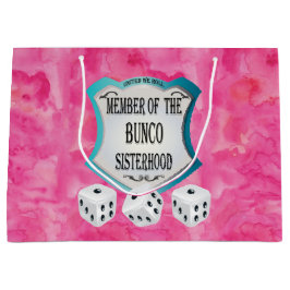 Sacola Para Presentes Grande Noite cor-de-rosa bonito das meninas do