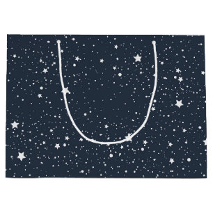 Sacola Para Presentes Grande Noite sob as estrelas