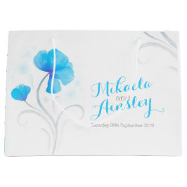 Sacola Para Presentes Grande Noiva de casamento de aquarela grava saco de prese