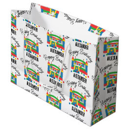 Sacola Para Presentes Grande Nome das Crianças do Castelo de Salto