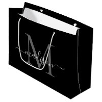 Nome do Script Elegante Branco Branco preto do Mon
