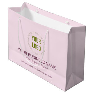 Sacola Para Presentes Grande Nome E Logotipo Da Empresa Do Promocional Personal