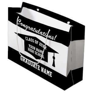Sacola Para Presentes Grande Nome personalizado formatura Turma de 2025 grande