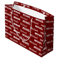 Nome Personalizado Vermelho Aniversário Menino Per