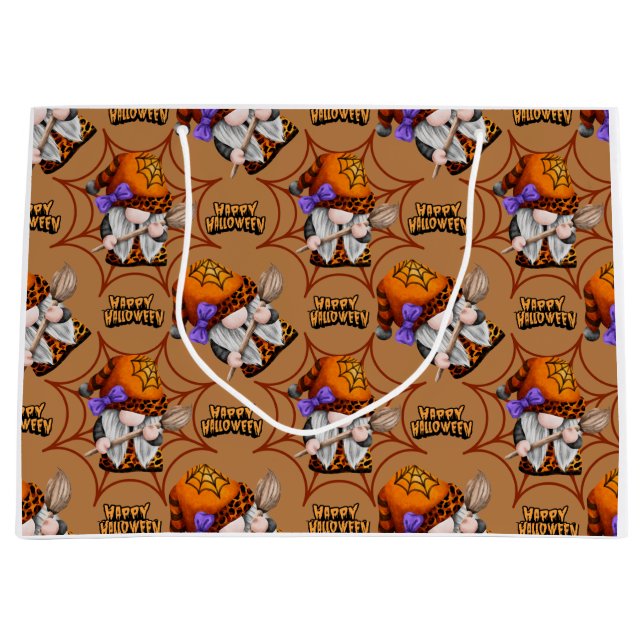 Sacola Para Presentes Grande Nomo Halloween (Frente)