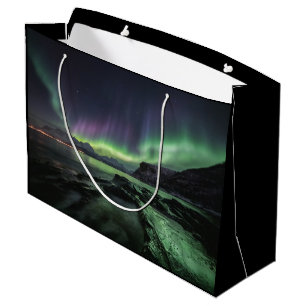 Sacola Para Presentes Grande Norte Lights Noruega
