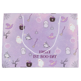 Sacola Para Presentes Grande Nosso pequeno primeiro aniversario de Dia das Brux