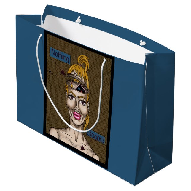 Sacola Para Presentes Grande Nothing (Verso inclinado)