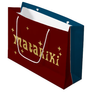 Sacola Para Presentes Grande Nova Zelândia Maori - Estrelas Matariki 1