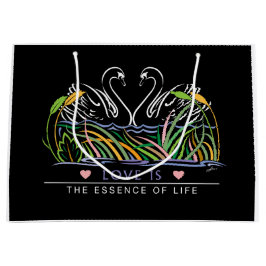 Sacola Para Presentes Grande O amor é essência