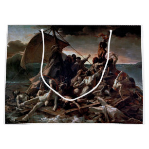 Sacola Para Presentes Grande O bote da Medusa, Theodore Gericault