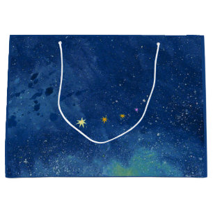 Sacola Para Presentes Grande O céu estrelado
