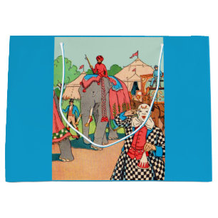 Sacola Para Presentes Grande O circo está vindo para a cidade