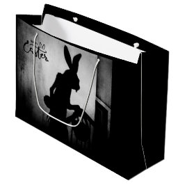 Sacola Para Presentes Grande O Coelhinho da Páscoa está chegando