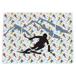 Sacola Para Presentes Grande O esquiador