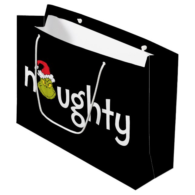 Sacola Para Presentes Grande O Grcript é travesso (Frente inclinada)