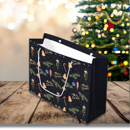 Sacola Para Presentes Grande O pirata, marinho grande para o presente