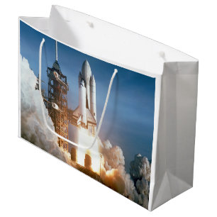 Sacola Para Presentes Grande O vaivém espacial tira