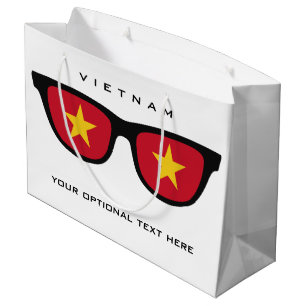 Sacola Para Presentes Grande O vietnamita protege o saco feito sob encomenda do