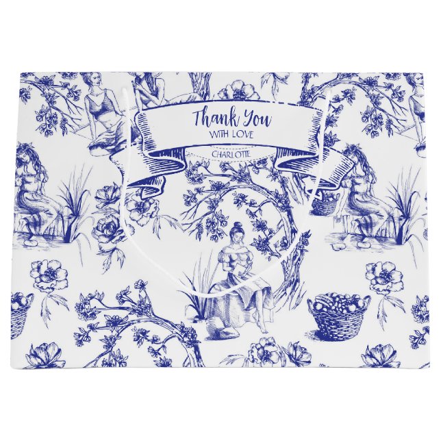 Sacola Para Presentes Grande Obrigado (Frente)