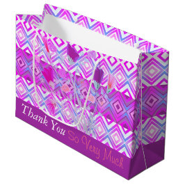 Sacola Para Presentes Grande Obrigado Bolsa Style Gift Bag