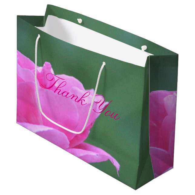 Sacola Para Presentes Grande Obrigado Gift Bag (Frente inclinada)