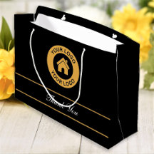 Obrigado Texto Personalizado do Logotipo da Empres