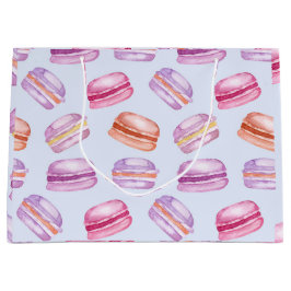 Sacola Para Presentes Grande Ocean Breeze Macarons