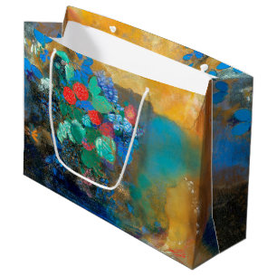 Sacola Para Presentes Grande Ofelia entre as Flores, Redon Large Gift Bag