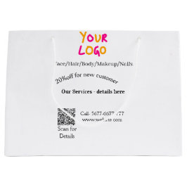 Sacola Para Presentes Grande oferta de desconto de serviços de contato de salão